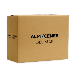 Caja grande para almacenamiento y transporte de objetos voluminosos.